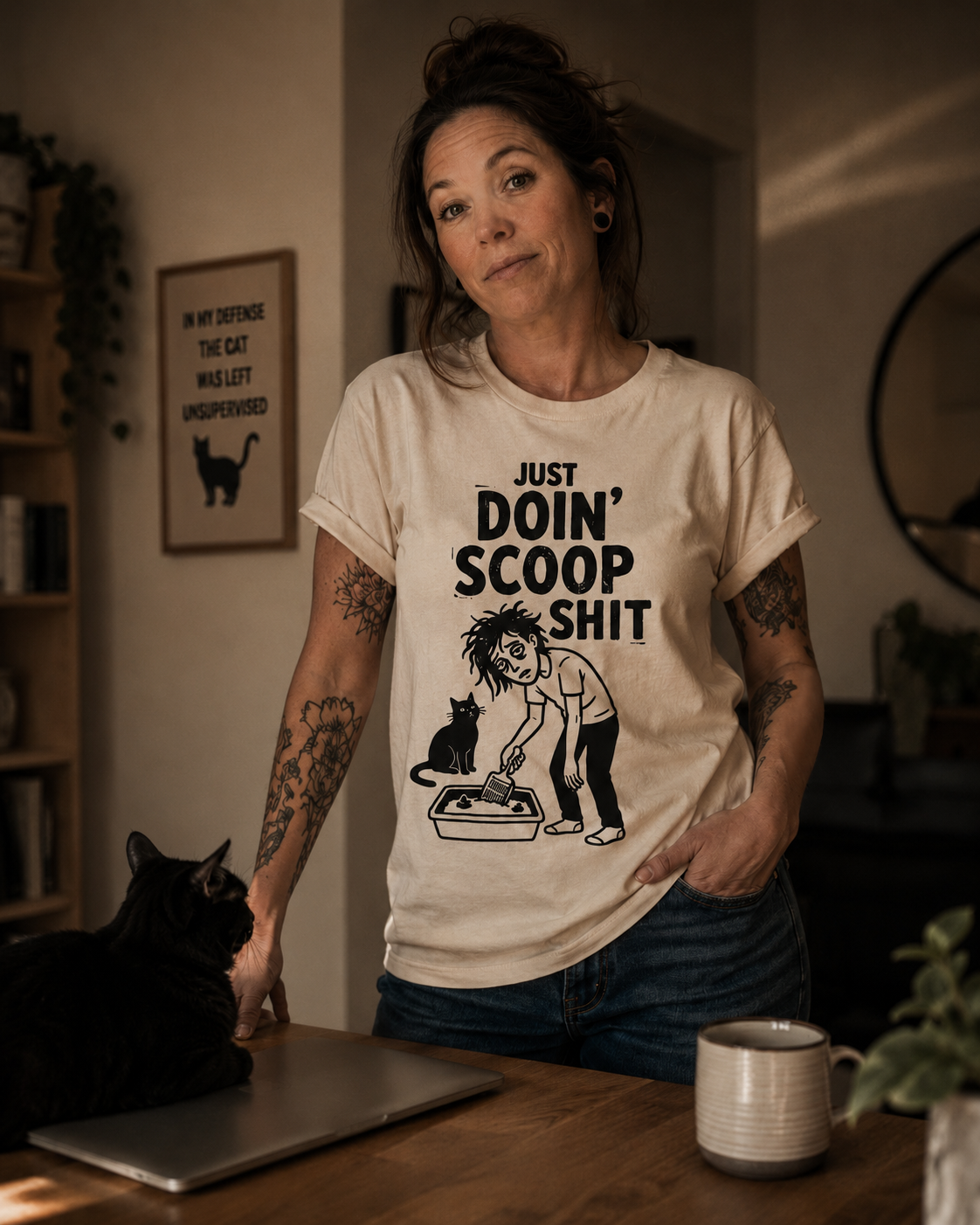 Cat Life & Chaos T-Shirts