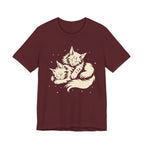 Cozy Cuddling Maine Coon Cats T-Shirt
