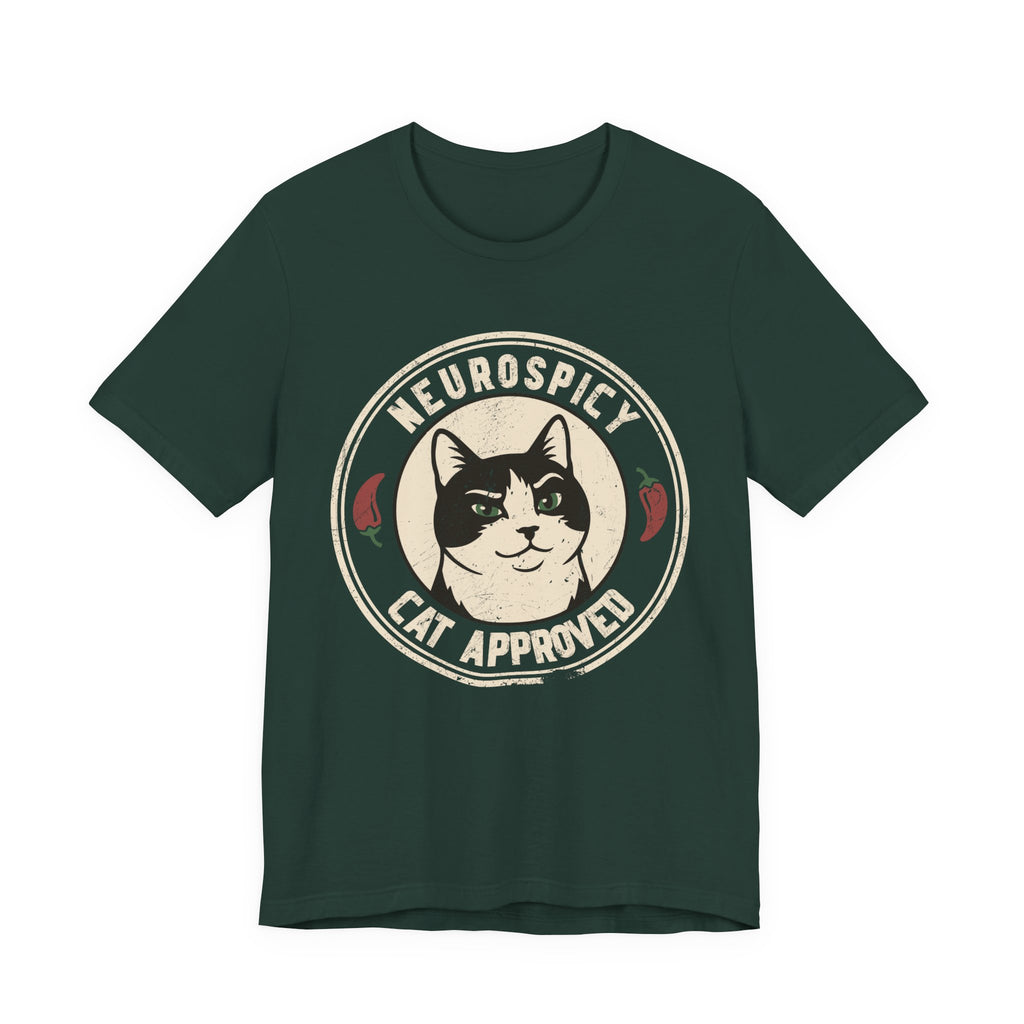 Neurospicy, Cat Approved T-Shirt