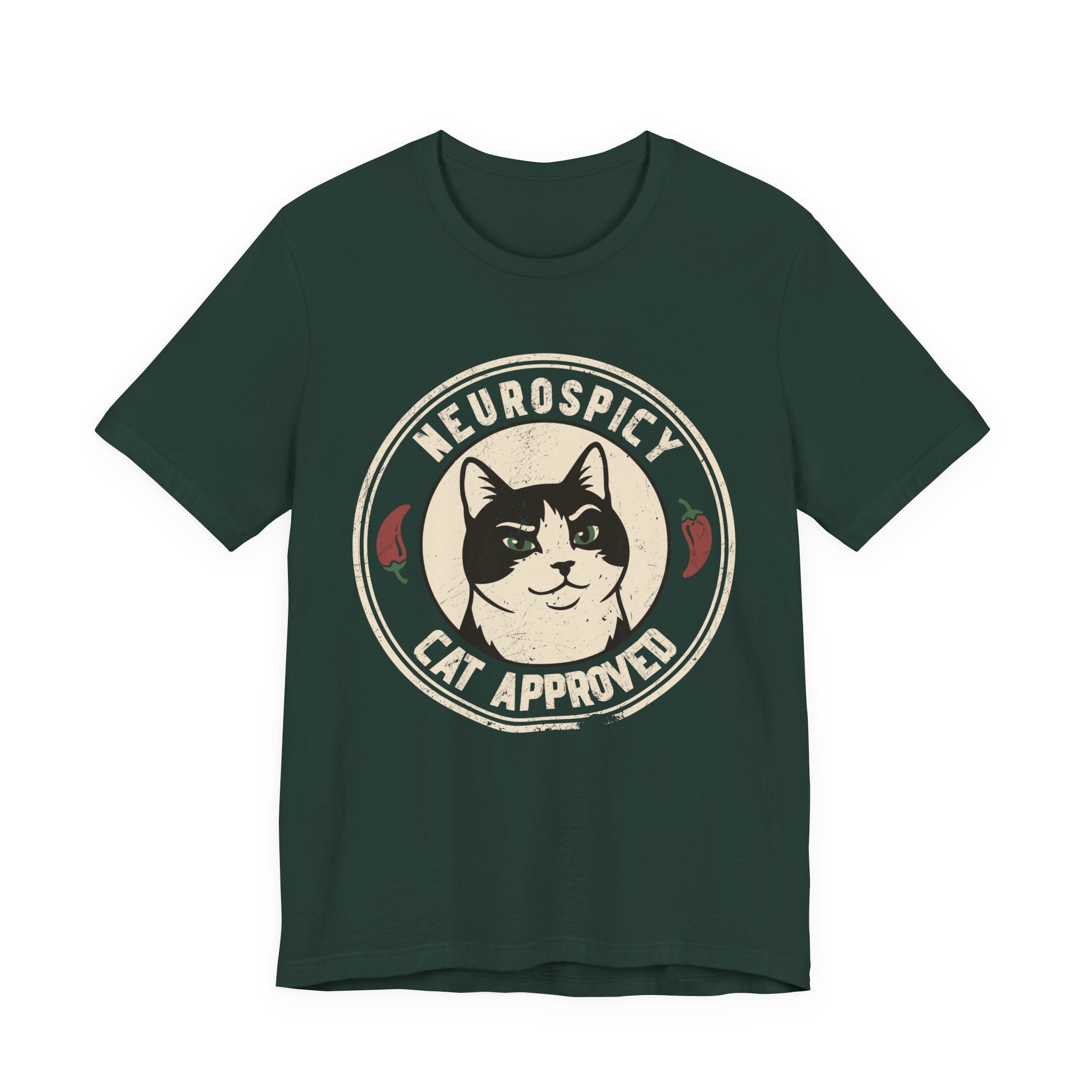 Neurospicy, Cat Approved T-Shirt