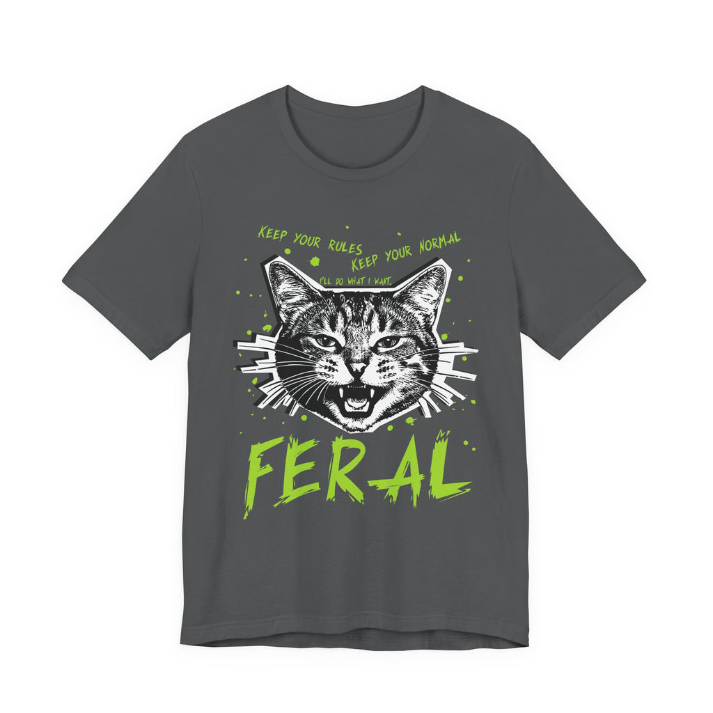 Punk Zine Cat T-Shirt