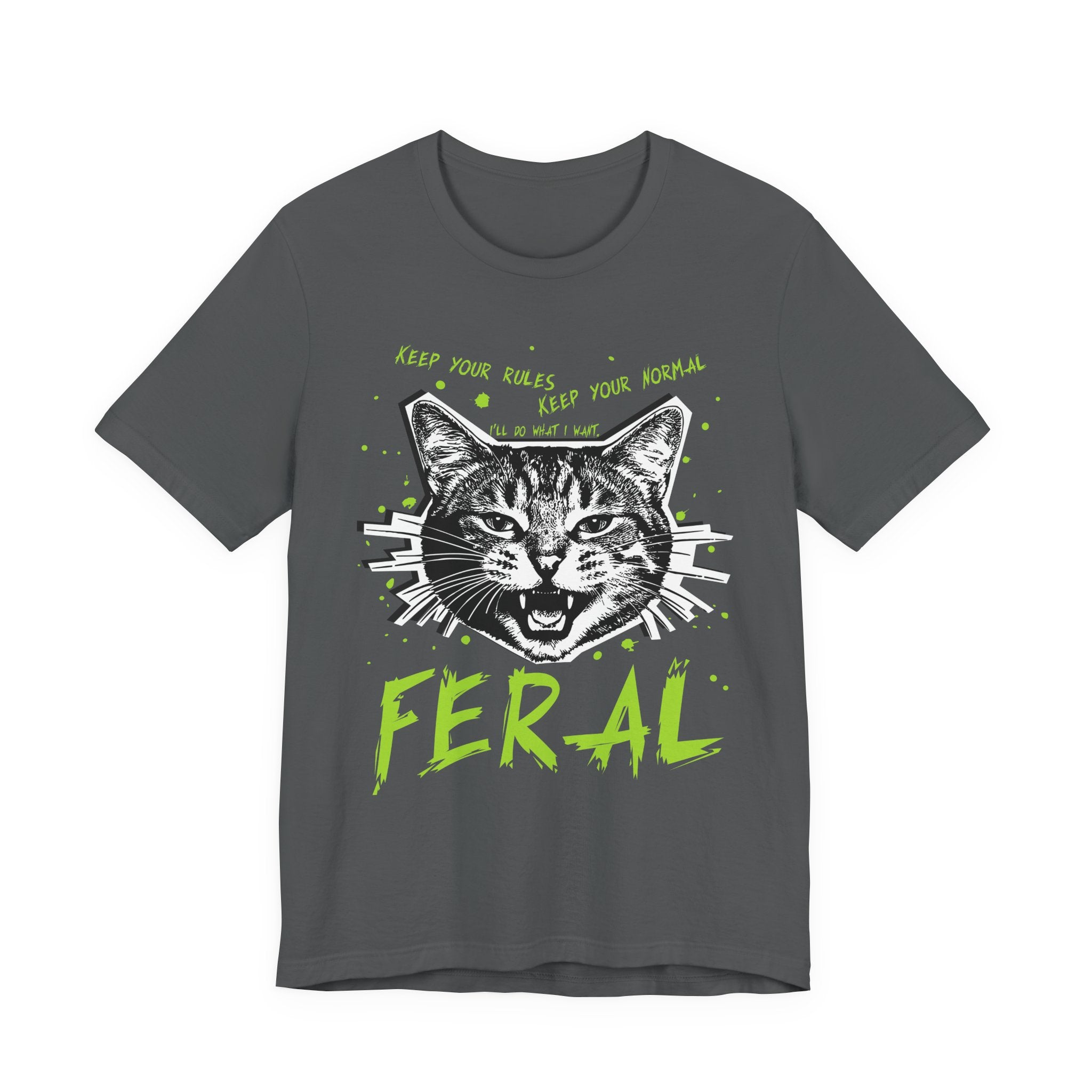 Punk Zine Cat T-Shirt