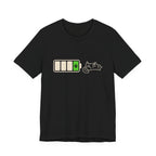 Social Battery Cat Minimal Art T-Shirt