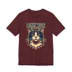 I Only Vote For My Cat T-Shirt