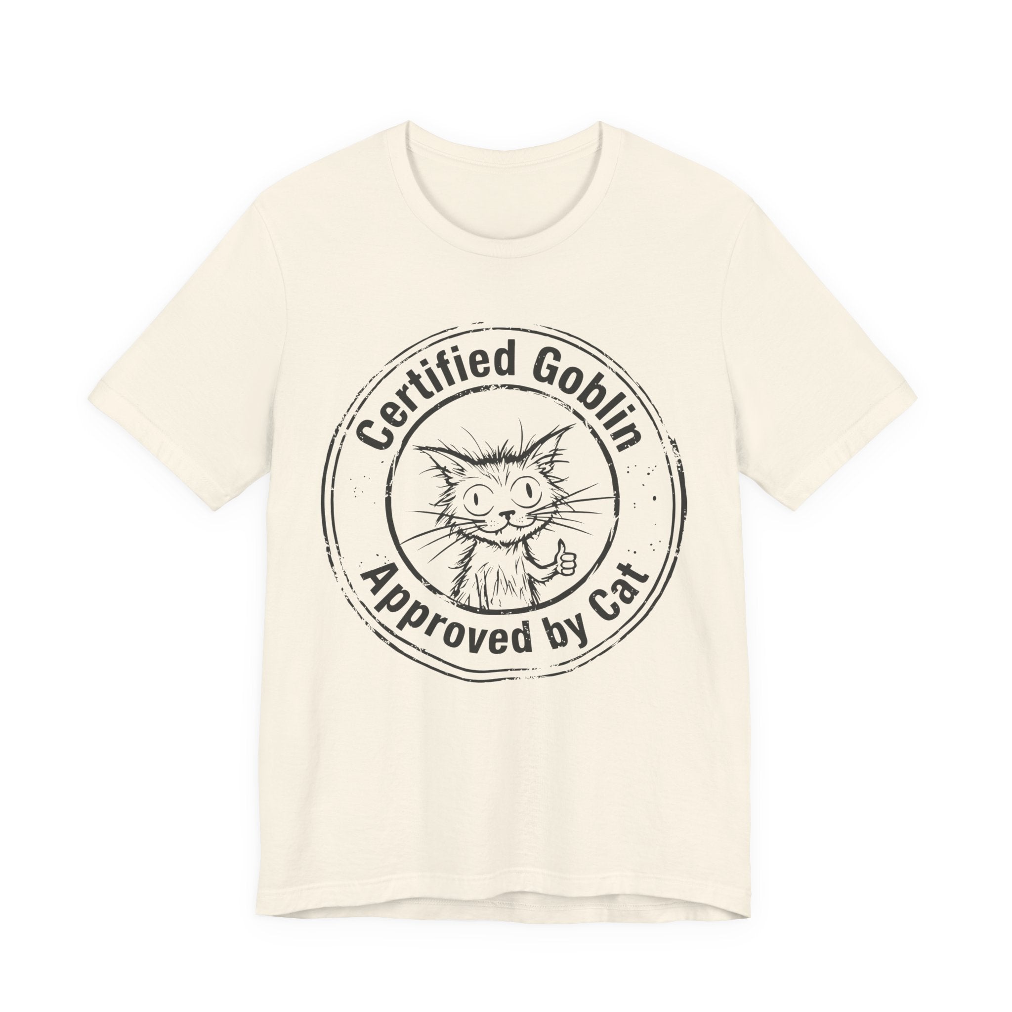 Certified Goblin, Approved by Cat T-Shirt