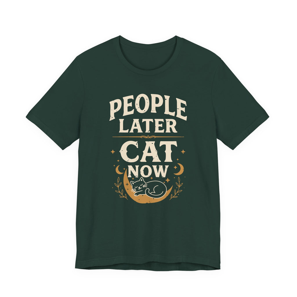 People Later Cat Now T-Shirt