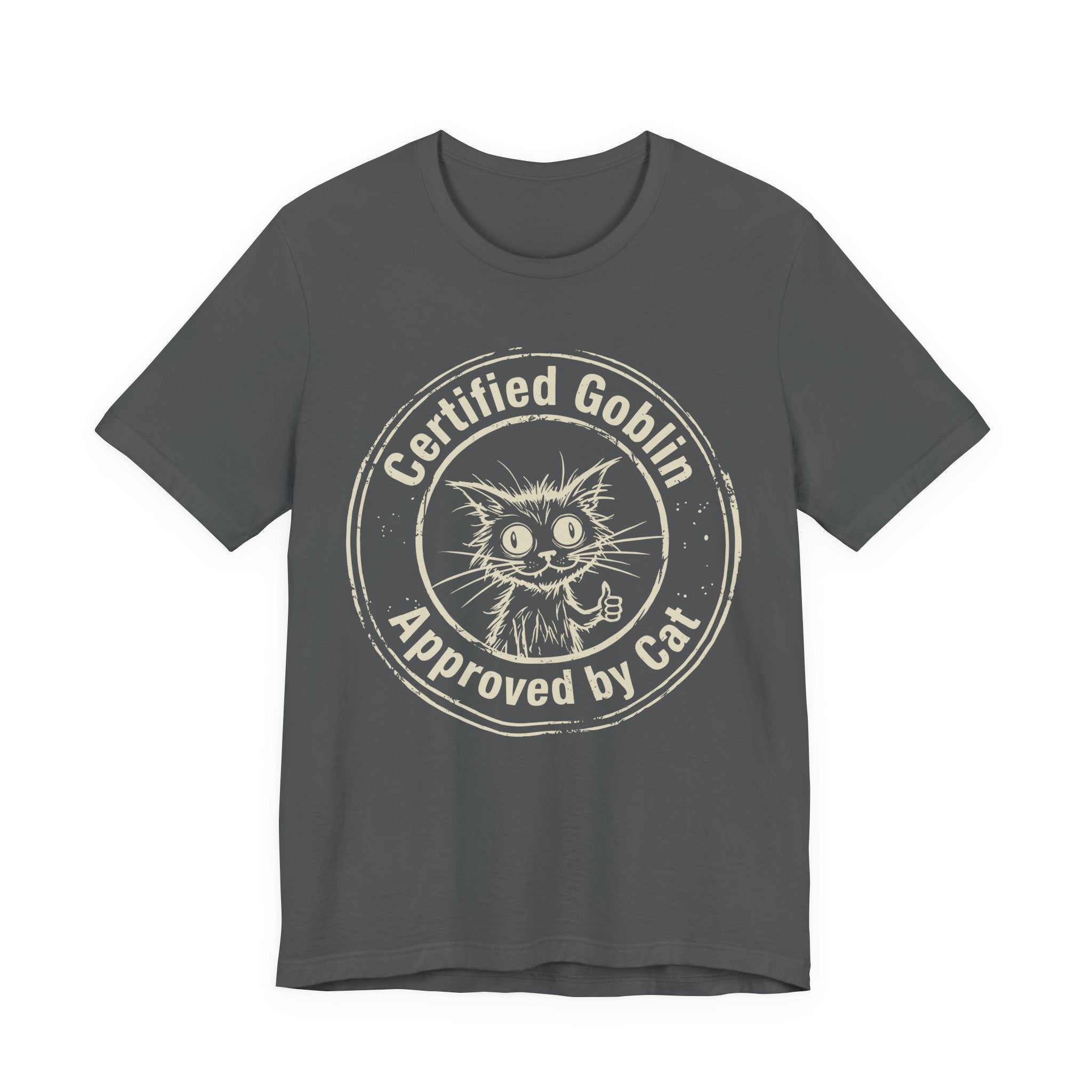 Certified Goblin, Approved by Cat T-Shirt