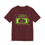 Social Battery Retro Y2K-inspired T-Shirt