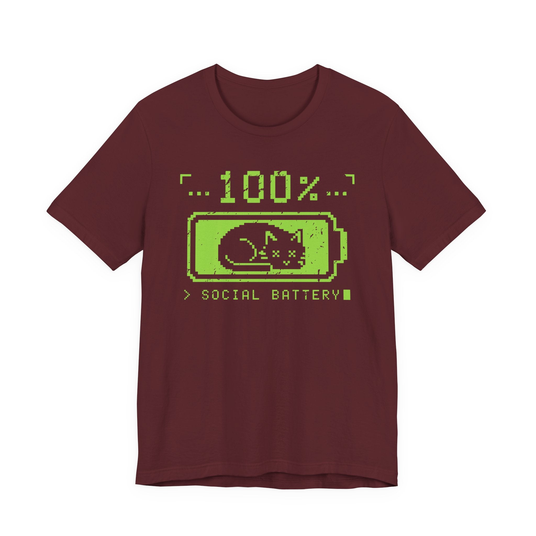 Social Battery Retro Y2K-inspired T-Shirt