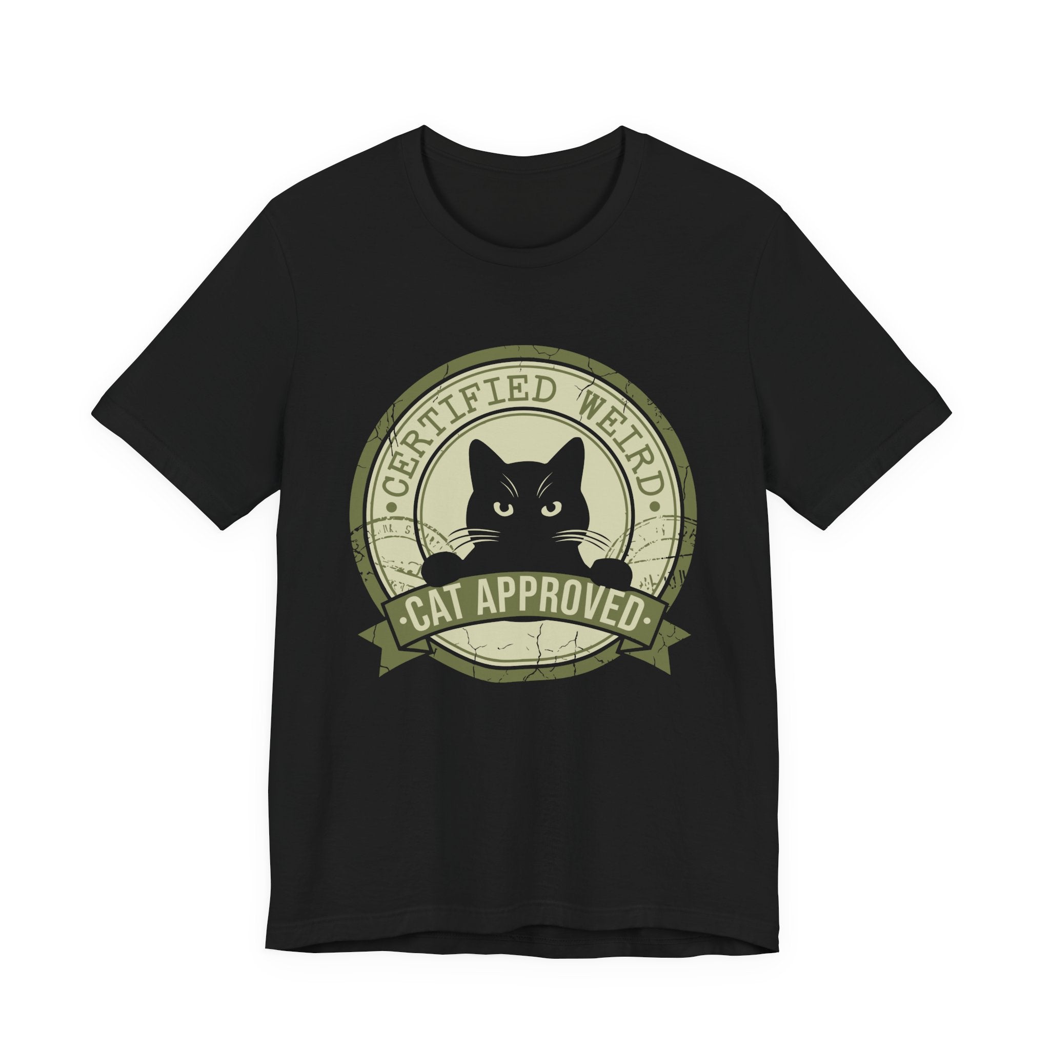 Certified Weird Cat Approved T-Shirt