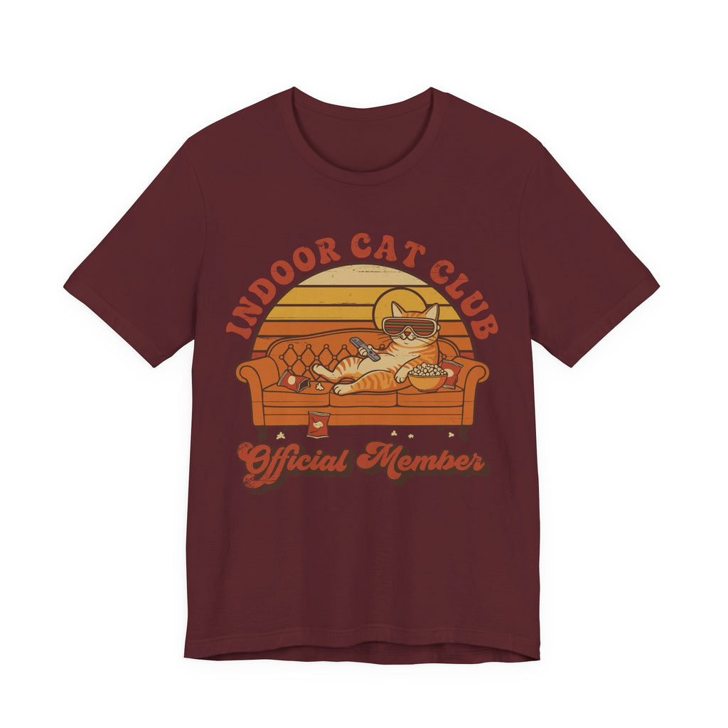 Indoor Cat Club Official Member T-Shirt