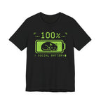 Social Battery Retro Y2K-inspired T-Shirt