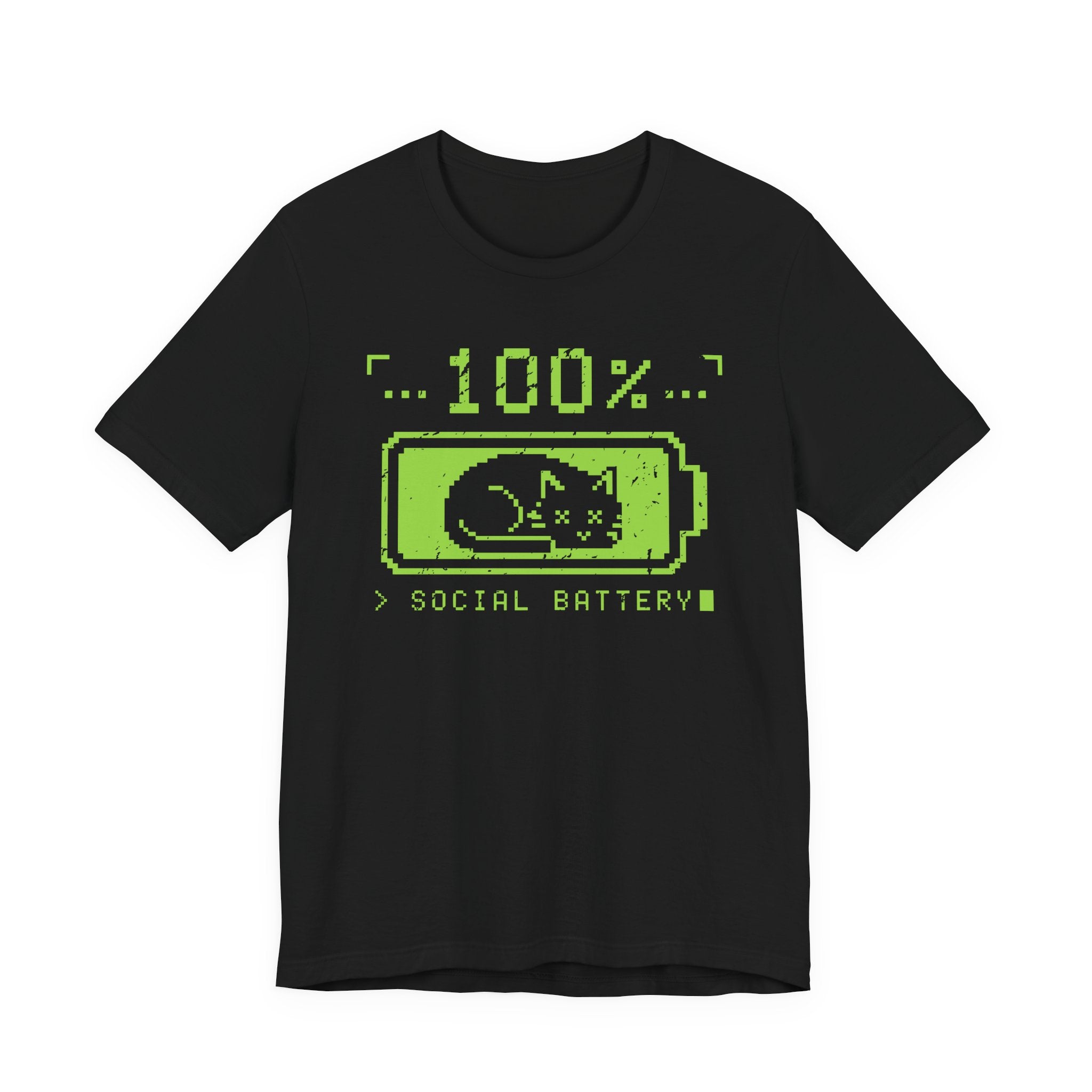 Social Battery Retro Y2K-inspired T-Shirt