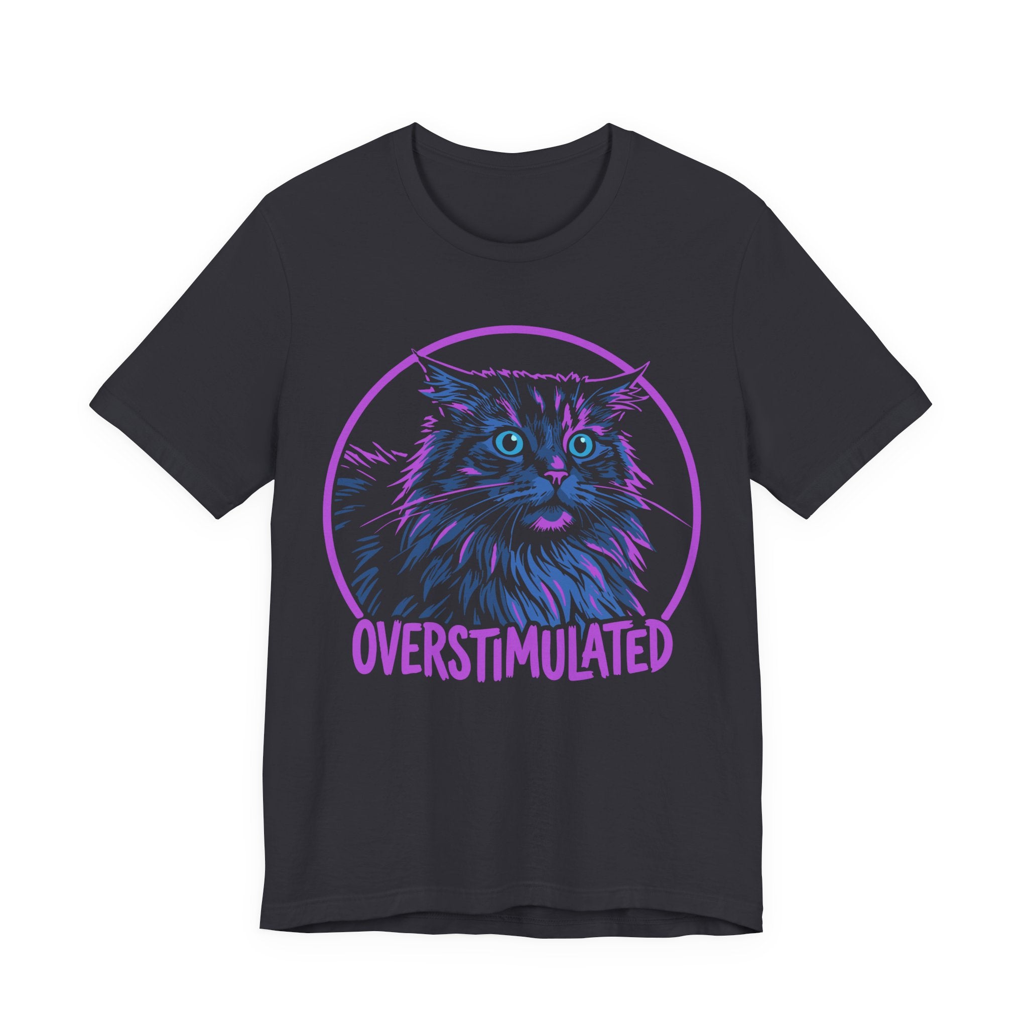 Overstimulated Cat Lover T-Shirt