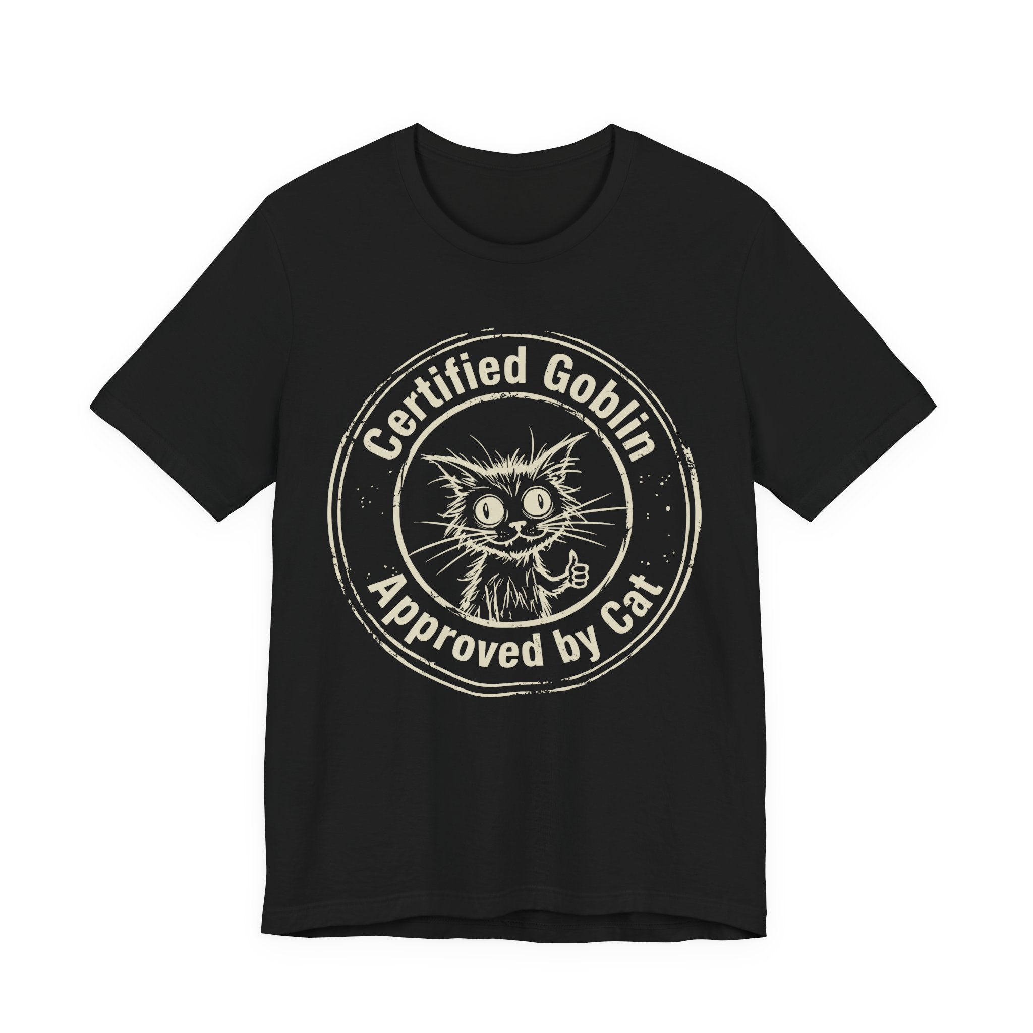 Certified Goblin, Approved by Cat T-Shirt
