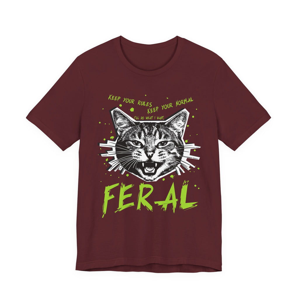 Punk Zine Cat T-Shirt