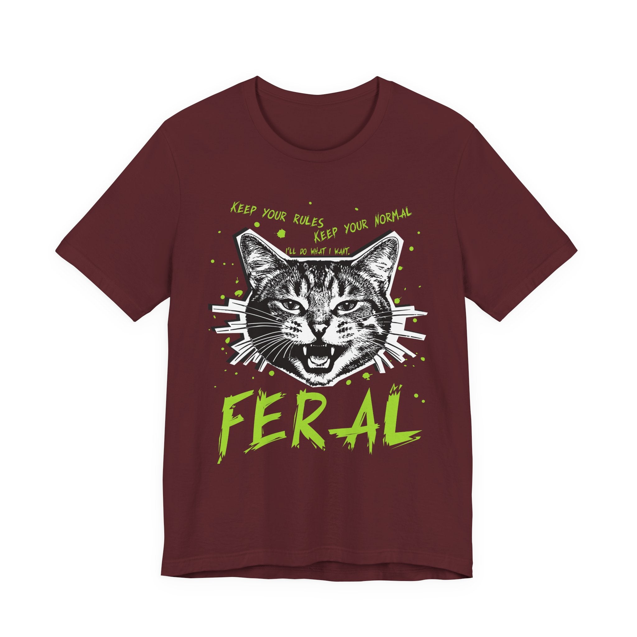 Punk Zine Cat T-Shirt
