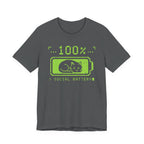 Social Battery Retro Y2K-inspired T-Shirt