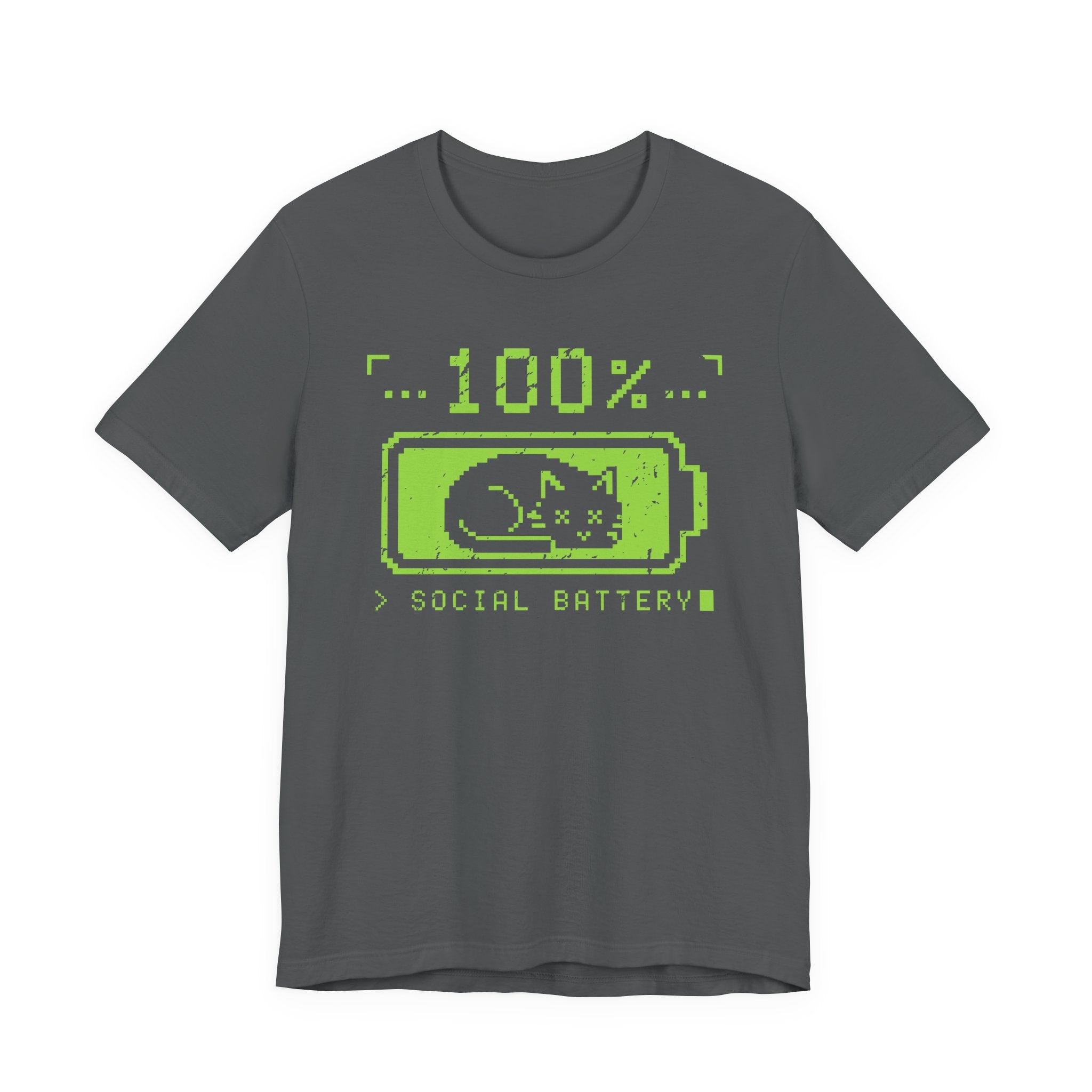 Social Battery Retro Y2K-inspired T-Shirt