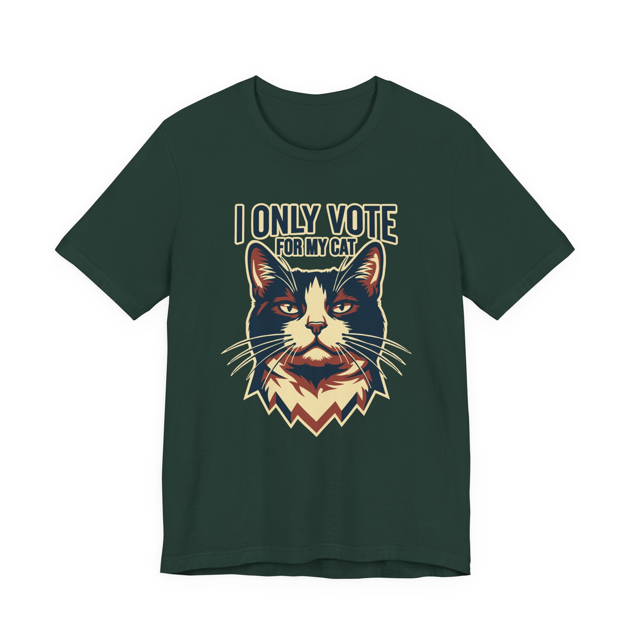 I Only Vote For My Cat T-Shirt