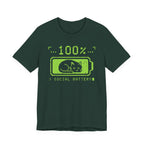 Social Battery Retro Y2K-inspired T-Shirt