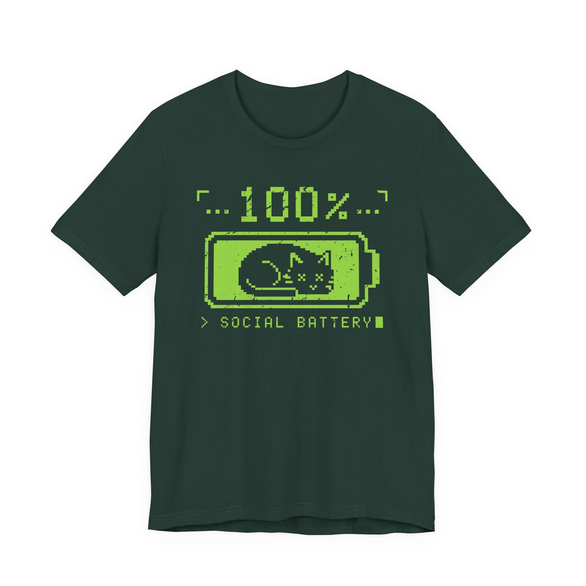 Social Battery Retro Y2K-inspired T-Shirt