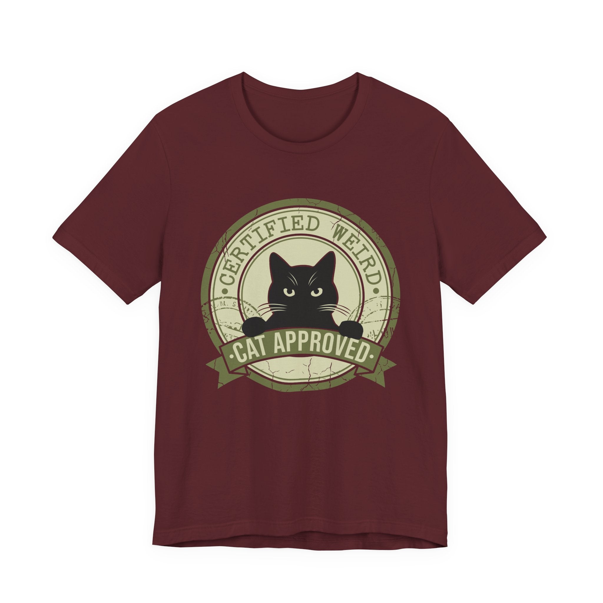 Certified Weird Cat Approved T-Shirt