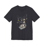 Neo-Traditional Black Cat T-Shirt