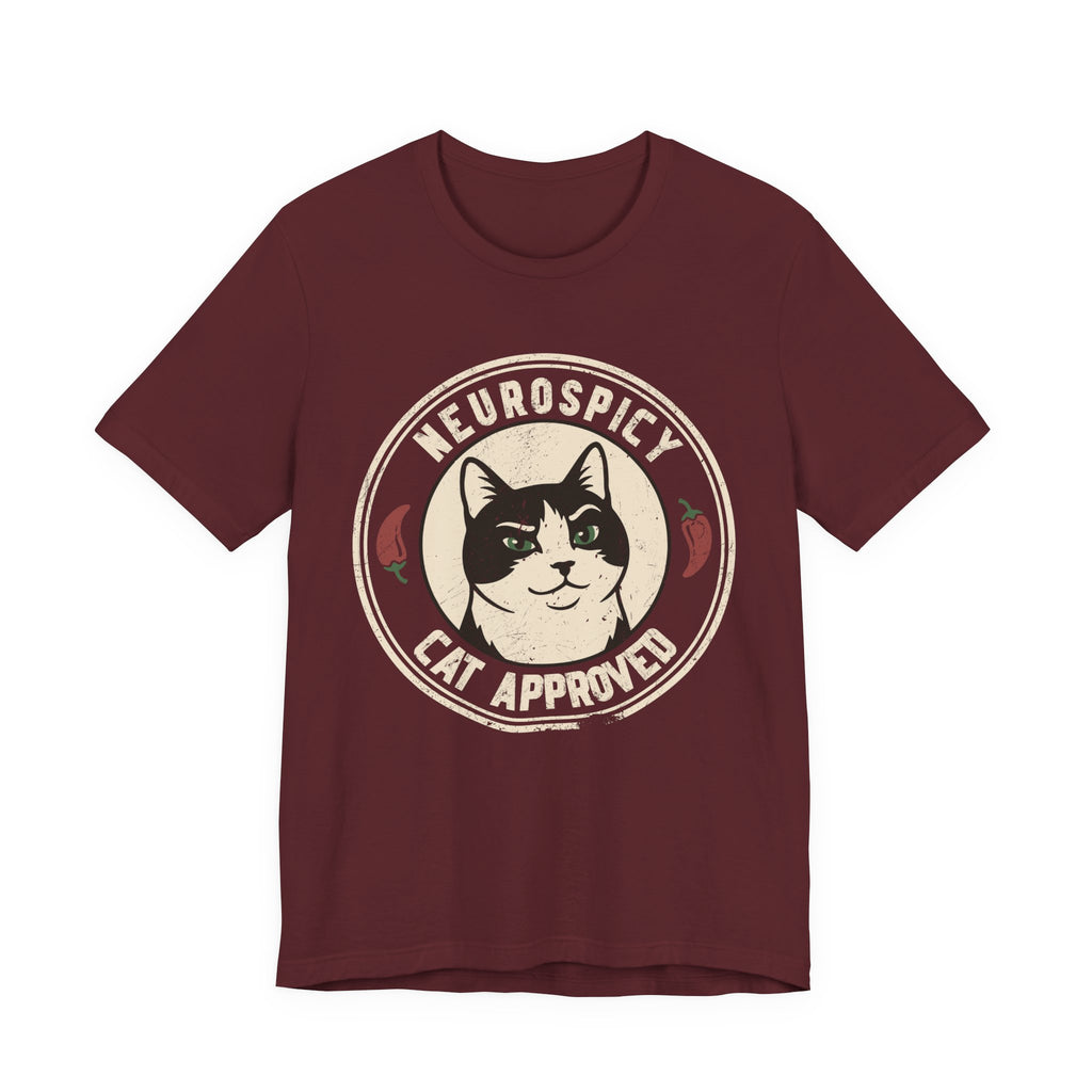 Neurospicy, Cat Approved T-Shirt