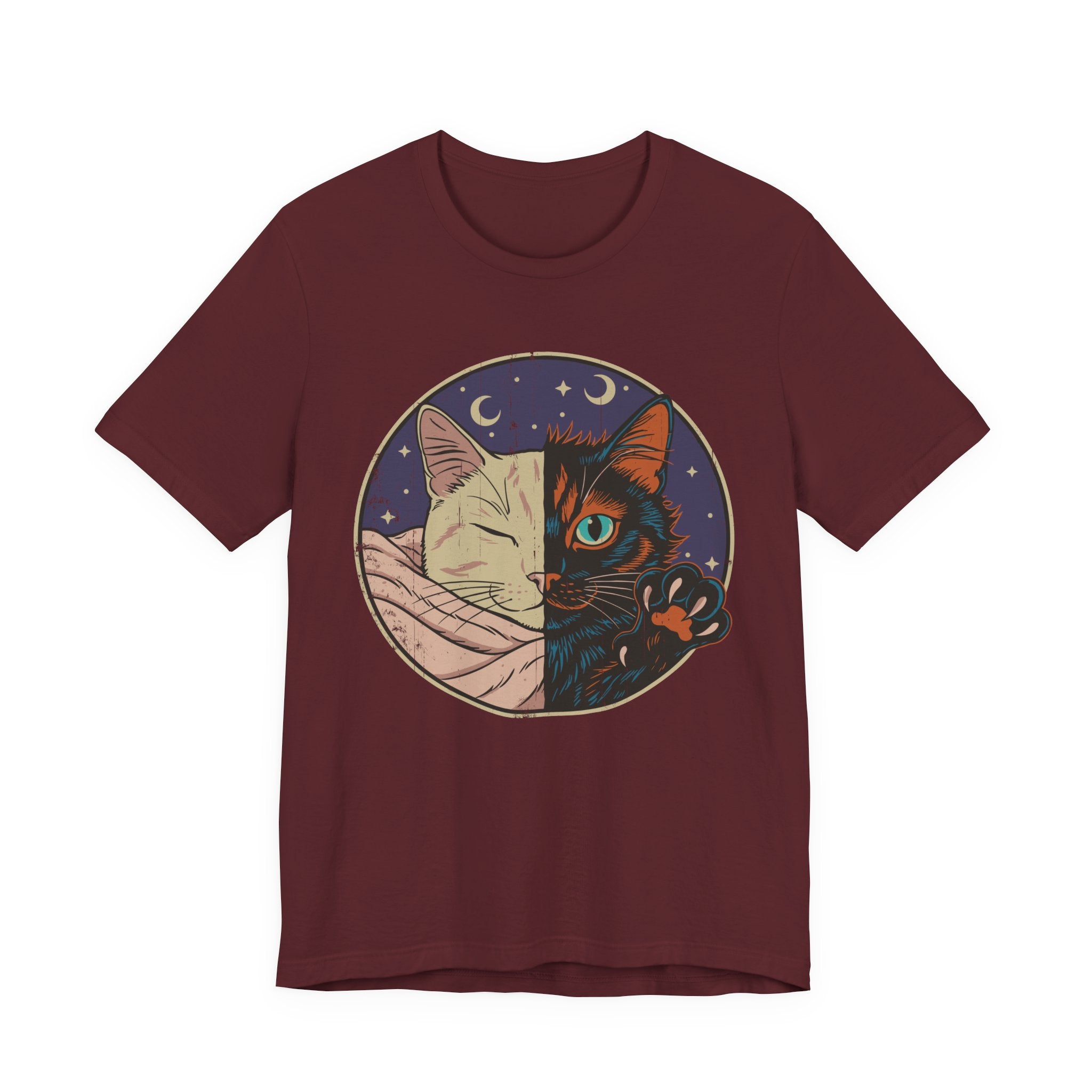 Celestial Split Cat T-Shirt