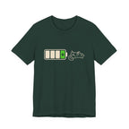 Social Battery Cat Minimal Art T-Shirt