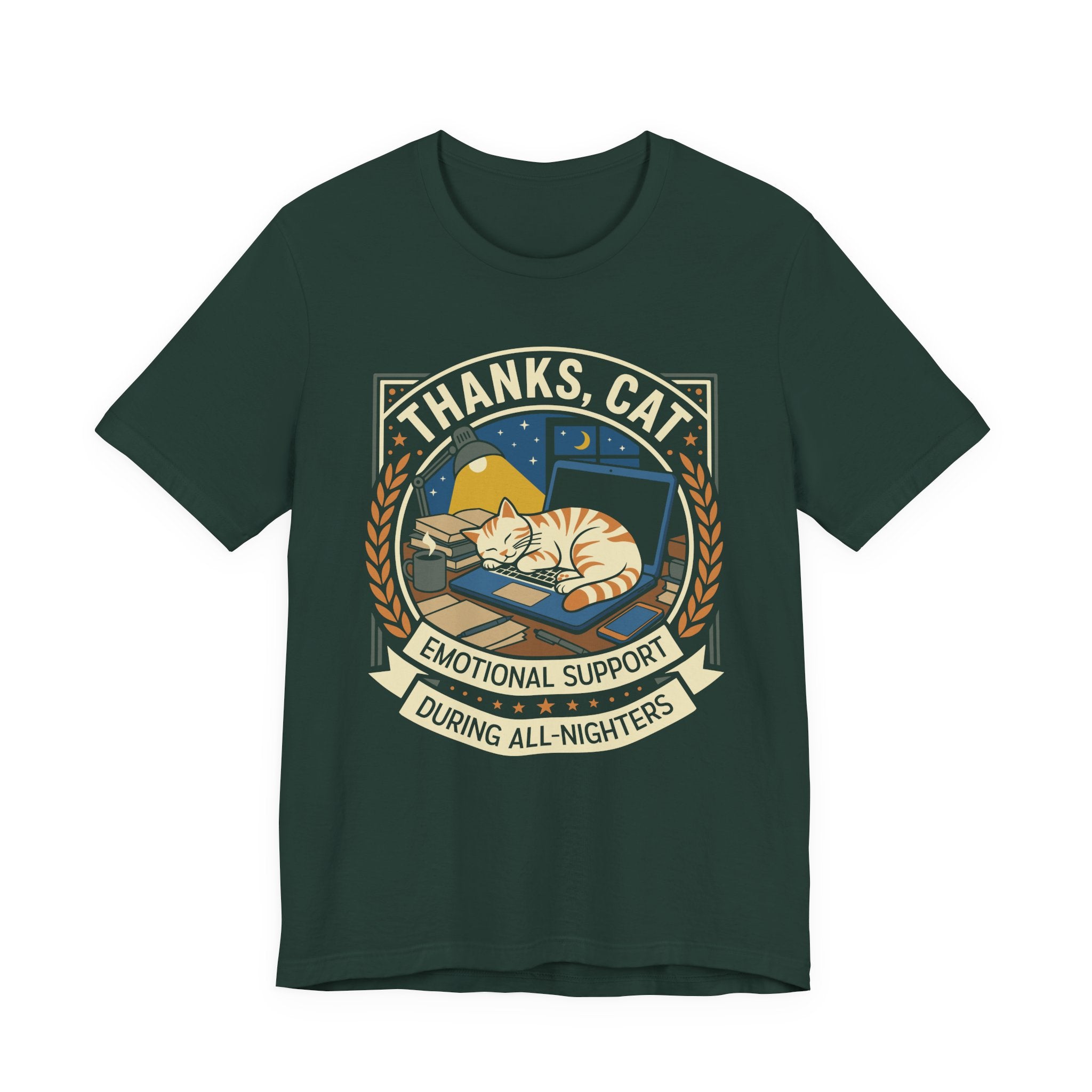 Thanks Cat Emotional Support T-Shirt