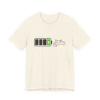 Social Battery Cat Minimal Art T-Shirt