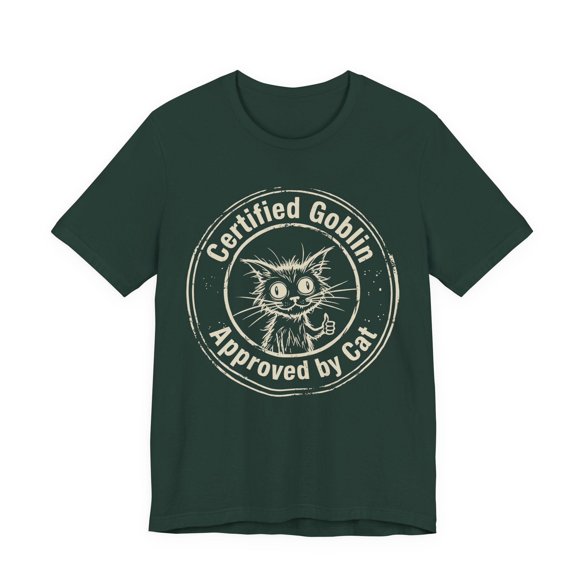 Certified Goblin, Approved by Cat T-Shirt