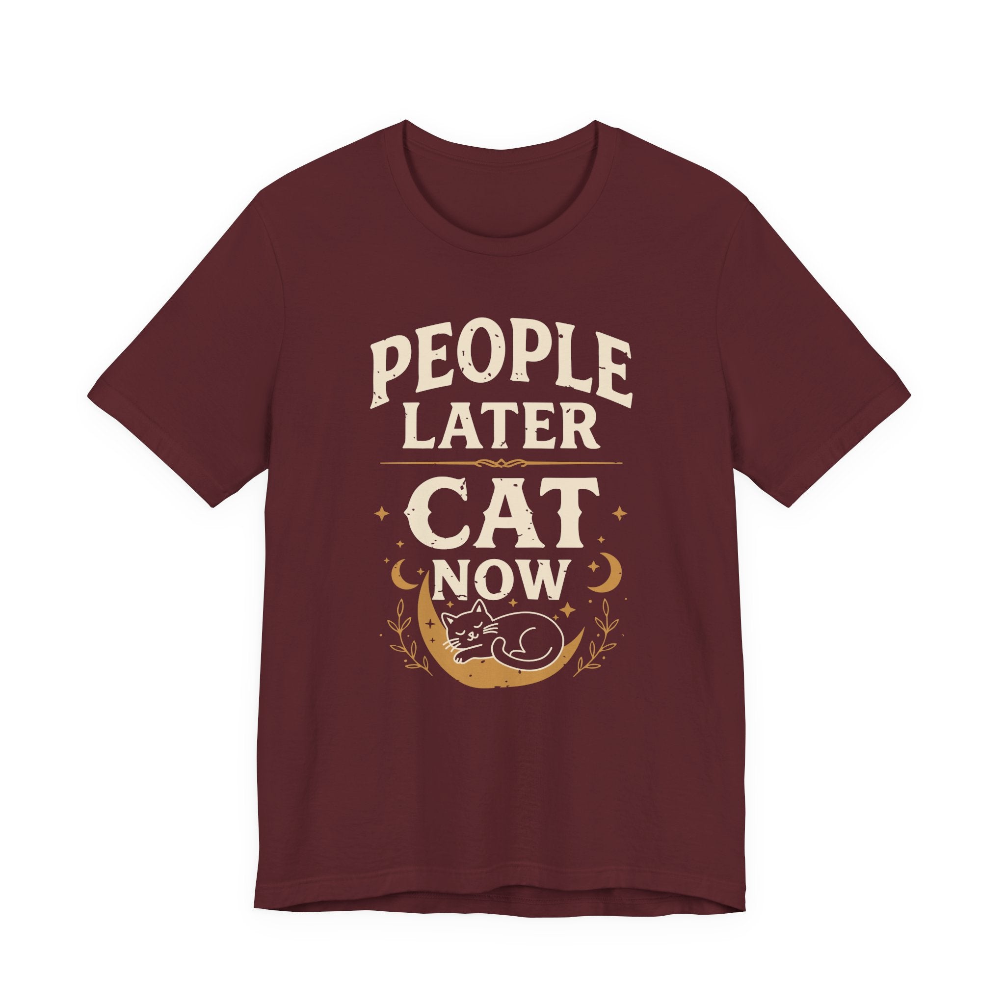 People Later Cat Now T-Shirt