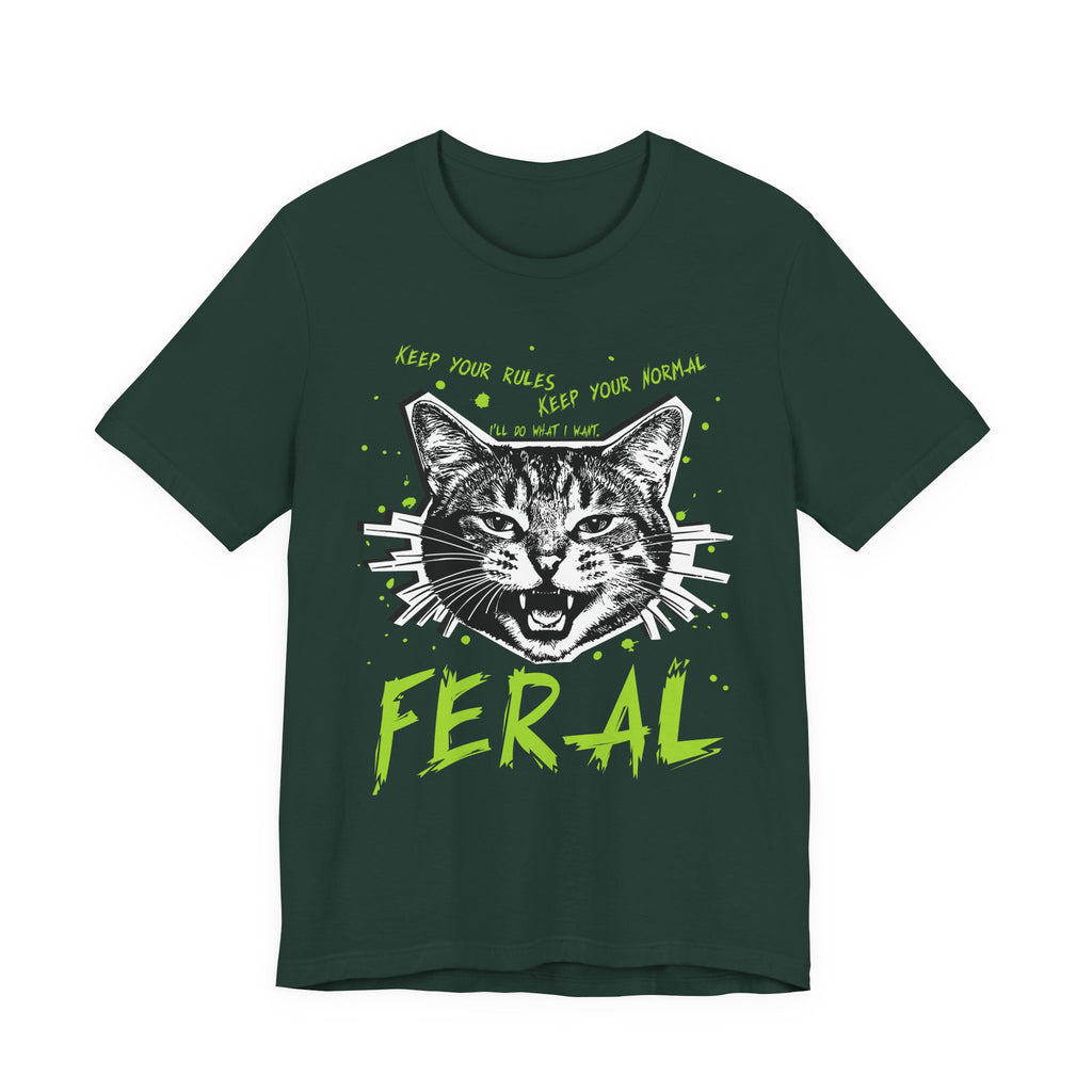 Punk Zine Cat T-Shirt